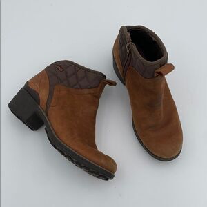 Merrell Brown Leather heeled Ankle Boots women’s size 7